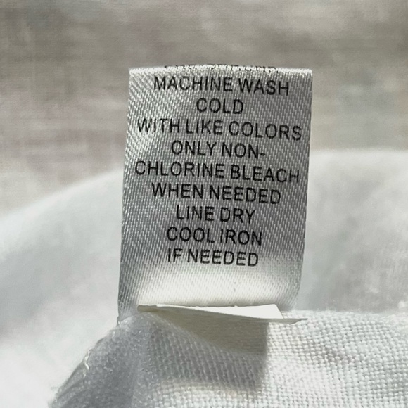 Lulu-B Beach Time 100% Linen White Button-Down Light Jacket - Picture 6 of 7